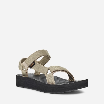 Teva Midform Universal Women's Metal / Black Sandals CA99673 Canada Sale